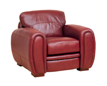 Steinhoff UK Furniture Ltd Churchill Leather Armchair in Cabria Cognac - Fast Delivery