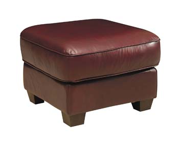 Dorset Leather Footstool