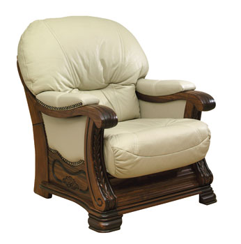 Francesca Leather Armchair - Fast Delivery