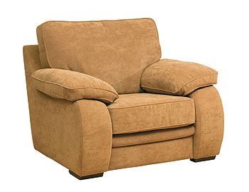 Natalia Armchair in Novalife Biscuit - Fast Delivery