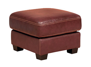 Steinhoff UK Furniture Ltd Valencia Leather Footstool