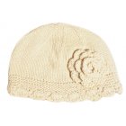 Stella James Crochet Flower Hat - Cream