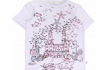 Stella Mccartney Arlo starfish-castle T-Shirt White `4 years,6