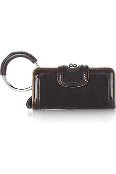 Stella McCartney Corded velvet clutch