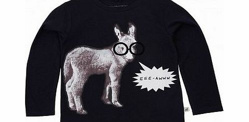 George donkey T-shirt Midnight blue `4 years,8