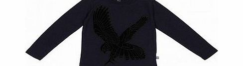 Stella Mccartney George eagle T-shirt Navy blue `4 years