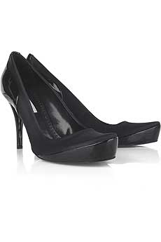 Stella McCartney Satin platform pumps