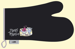 Stellar James Martin Charcoal/Pink Oven Glove