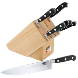 Stellar Sabatier 7 Piece Knife Set in Beechwood Block PP208