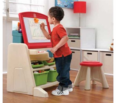 Step2 Flip and Doodle Easel Desk with Stool