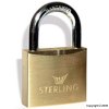 Sterling 25mm Brass Standard Shackle Padlock