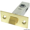 63mm Brass Plated Tubular Mortice Latch