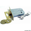 75mm Brass Plated 3 Lever Deadlock With