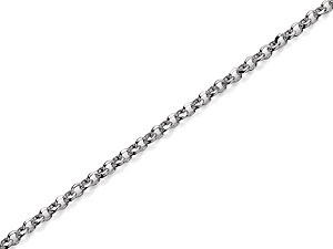 Sterling Silver 1mm Wide Belcher Chain 15.75``