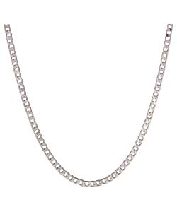Sterling Silver 1oz Diamond Cut Solid Curb Chain