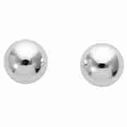 Silver 4mm Ball Studs
