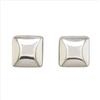 Sterling Silver 8mm Cube stud: 8mm