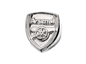Sterling Silver Arsenal FC Single Earring 12mm