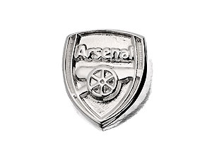 Silver Arsenal FC Single Earring 12mm