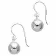 Sterling Silver Ball Drop Earrings