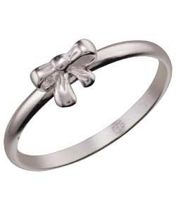 Sterling Silver Bow Stacker Ring