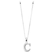 Sterling Silver C Initial Pendant