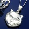 Sterling Silver Cat Locket