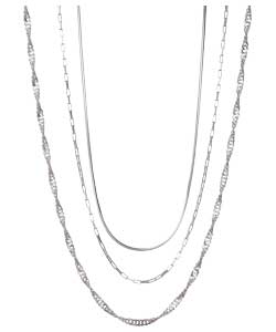 Sterling Silver Chain Set