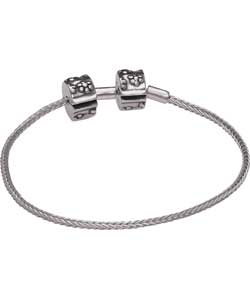 Sterling Silver Childrens Bracelet Clasp - 16cm