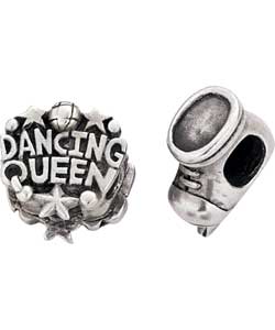 Sterling Silver Childrens Dancing Queen Bead