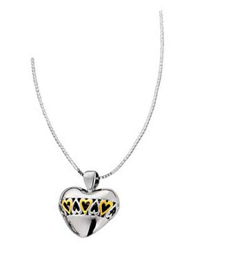 Silver Circle Of Love Pendant