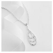 Sterling Silver Cubic Zirconia Necklace