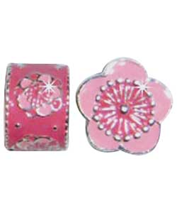 Sterling Silver Daisy and Flower Spacer Bead