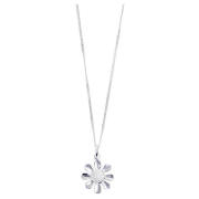 Sterling Silver Daisy Flower Pendant