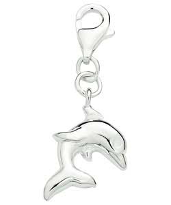 sterling Silver Dolphin Charm