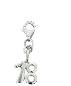 sterling Silver Eighteen Charm