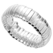 Sterling Silver Expandable Link Ring, Large
