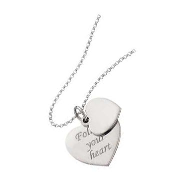 Sterling Silver Follow Your Heart Pendant