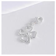STERLING SILVER FOUR LEAF CLOVER CHARM