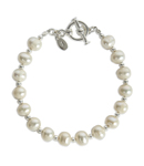 STERLING SILVER FRESH WATER PEARL BRACELET