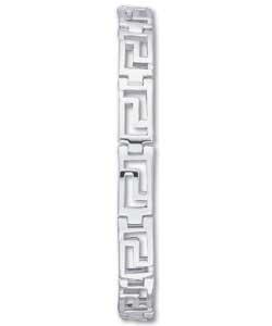 Sterling Silver Greek Key Style Bracelet