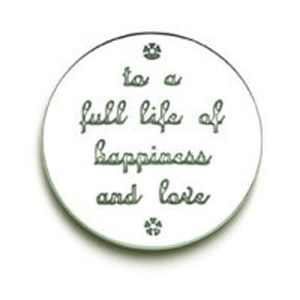 Sterling Silver Happiness Token