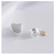 Sterling Silver Heart 2 Pack