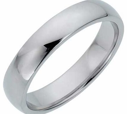 Silver Heavyweight Wedding Band - 5mm