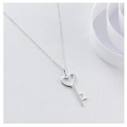 STERLING SILVER KEY PENDANT