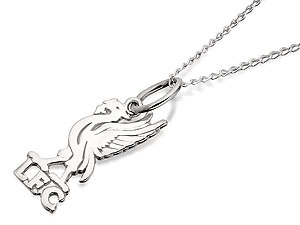 Sterling Silver Liverpool FC Liverbird Pendant