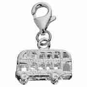 Sterling Silver London Bus Charm