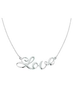Sterling Silver Love Necklet