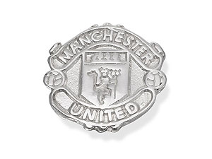 Silver Manchester United Crest Earring