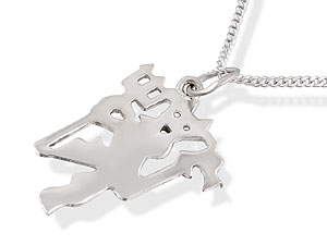 Silver Manchester United Red Devil